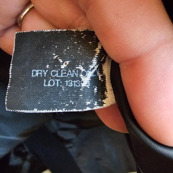 Micheal kors wool blend black belted coat size 18W - Picture 16 of 16